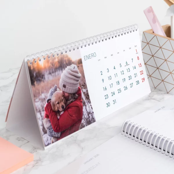 Calendarios de mesa personalizados