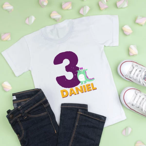 Camisetas personalizadas para niños algodón