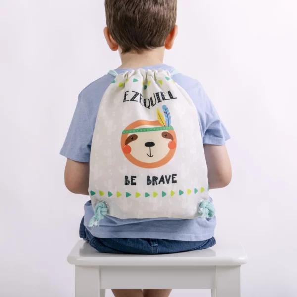 Mochila de cuerdas infantil personalizada