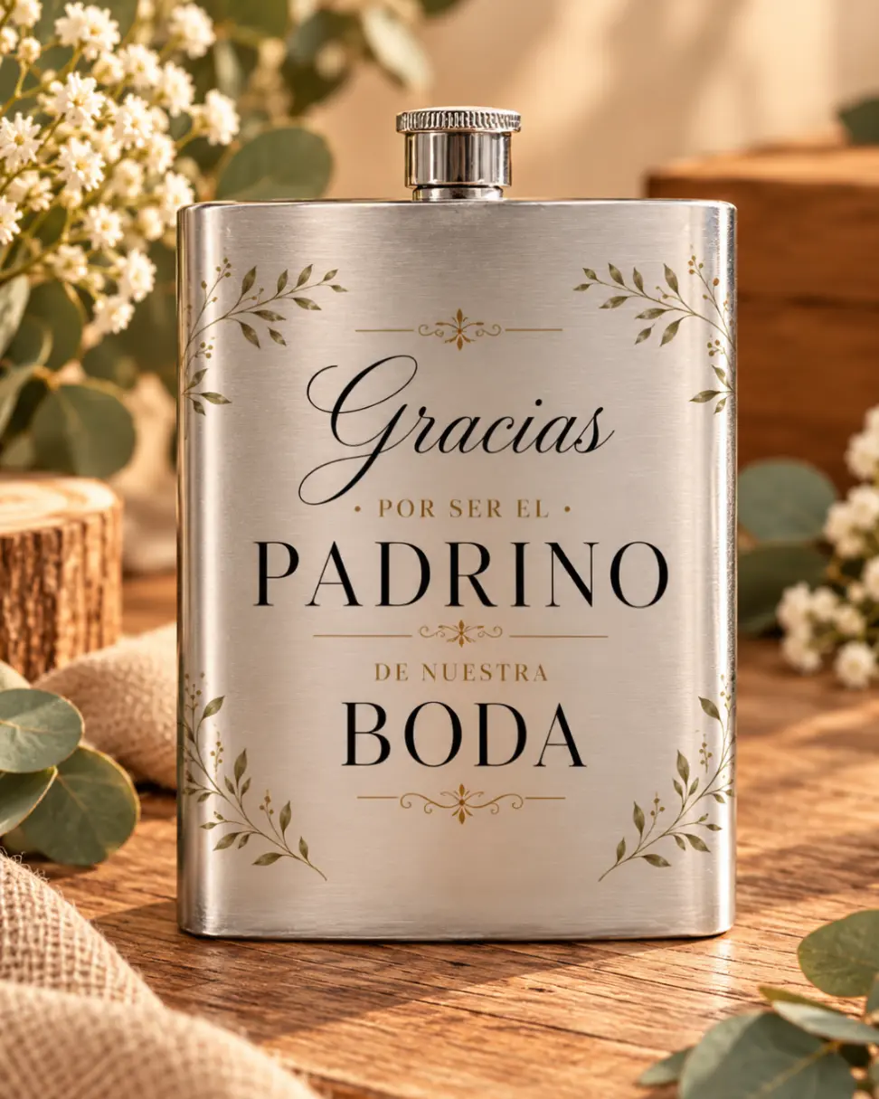 Petaca de Acero Inoxidable