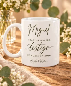 Taza Personalizada Para Testigo