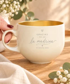 Taza Gold Latte para Madrina