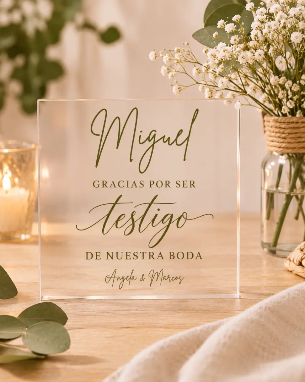 Bloque De Metacrilato Personalizado