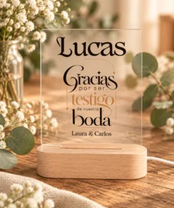 Lámpara 3D Para Testigo
