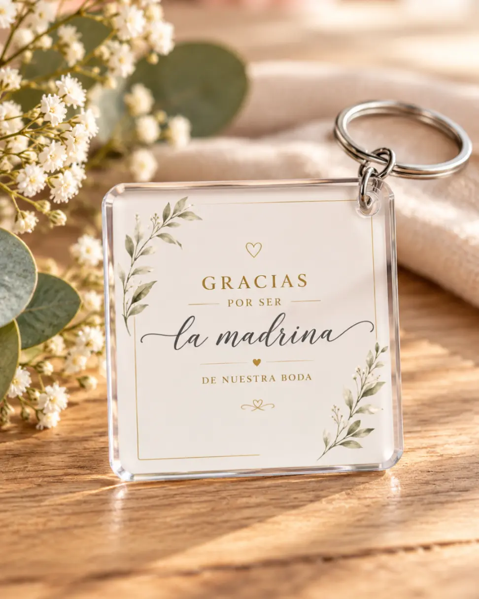 Llavero Metacrilato Personalizado