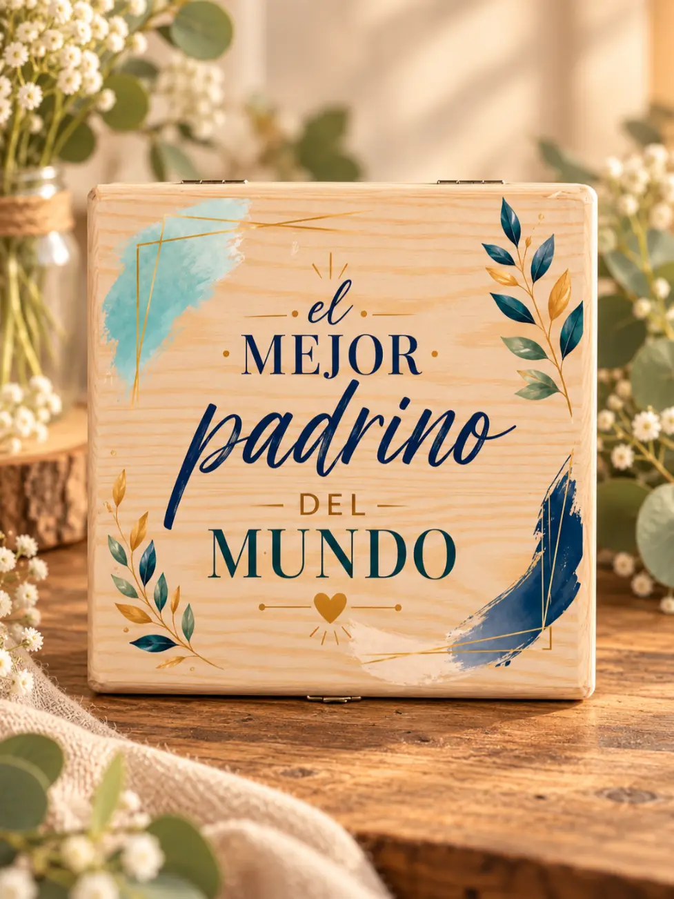 Caja De Madera Personalizada