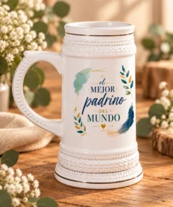 Jarra Alemana Personalizada Para Padrino