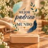 Lámpara 3D Para Padrino