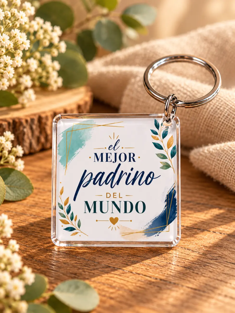 Llavero De Metacrilato Para Padrino