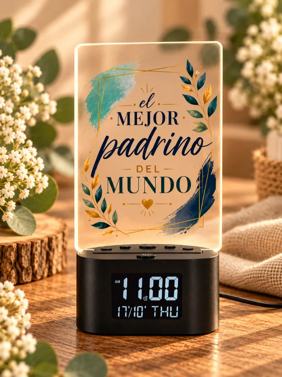 Despertador Luminoso Personalizado