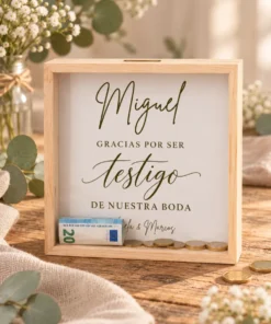 Hucha De Madera Personalizada