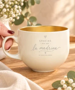 Taza Gold Latte para Madrina