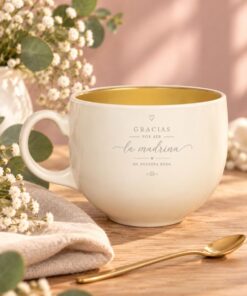 Taza Grabada Gold Latte