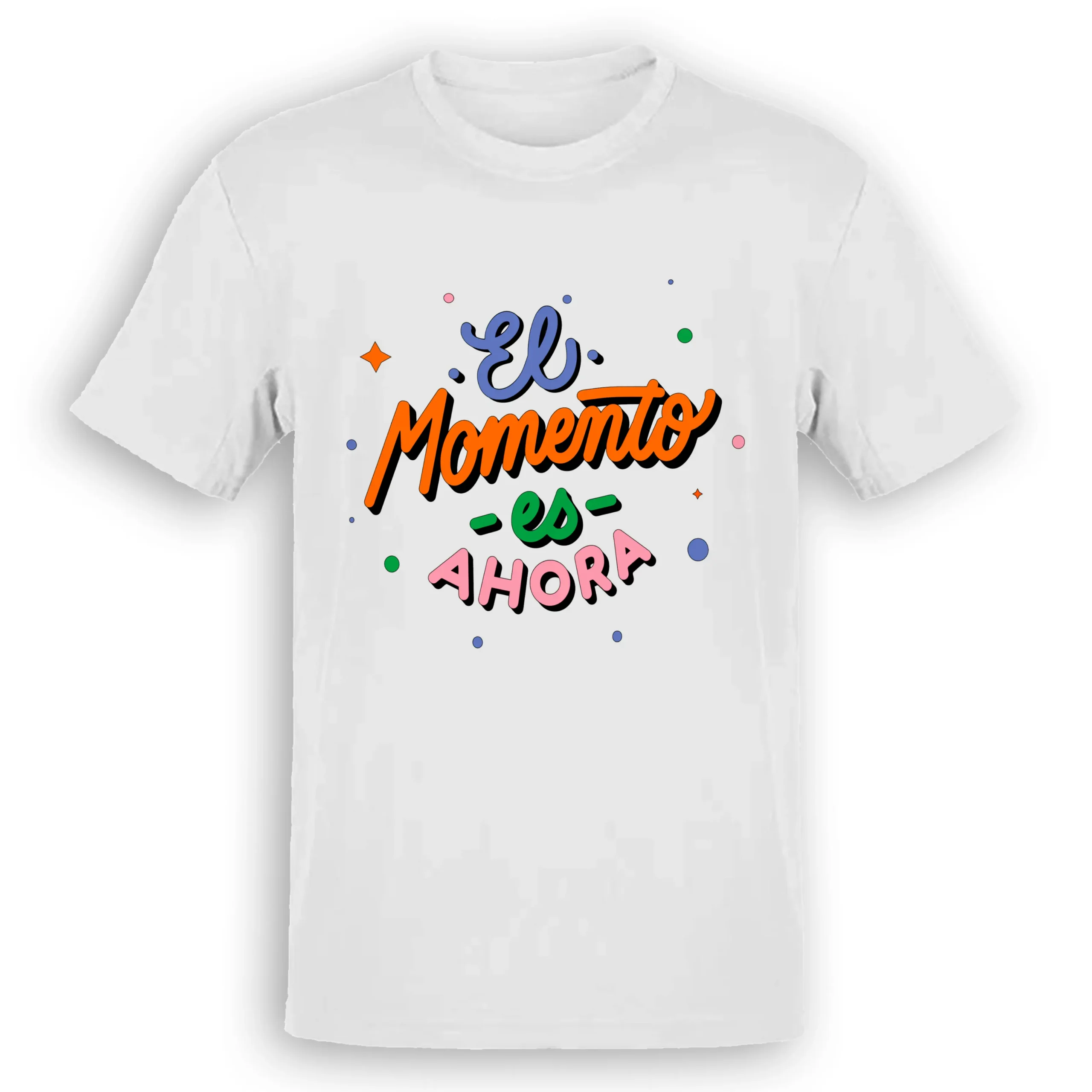 Camiseta Blanca con Tacto Algodón - Imagen 4
