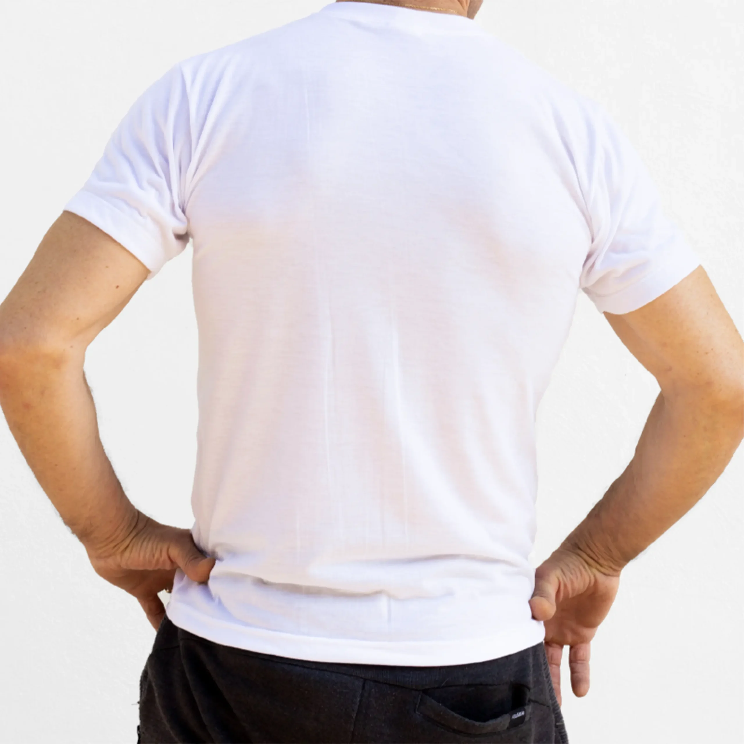 Camiseta Blanca con Tacto Algodón - Imagen 7