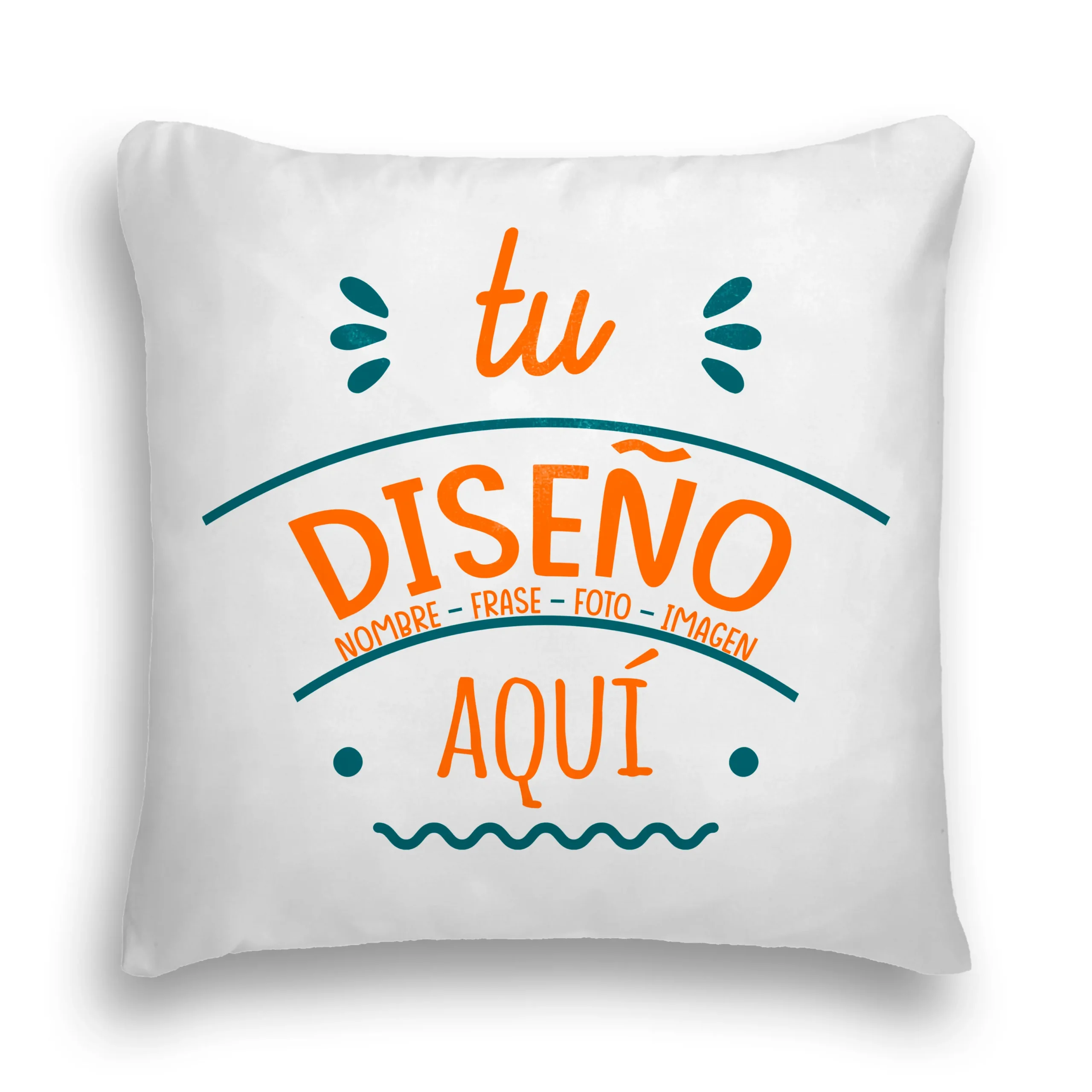 Cojín Personalizado con Relleno 35x35 cm