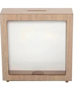 Alternative view of Hucha de Madera Personalizada en Forma de Marco 16,5 × 16,5 cm