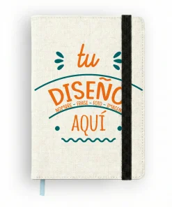 Libreta A6 Personalizada con Tapa de Lino