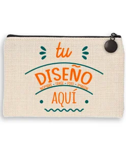 Monedero de Lino Personalizable