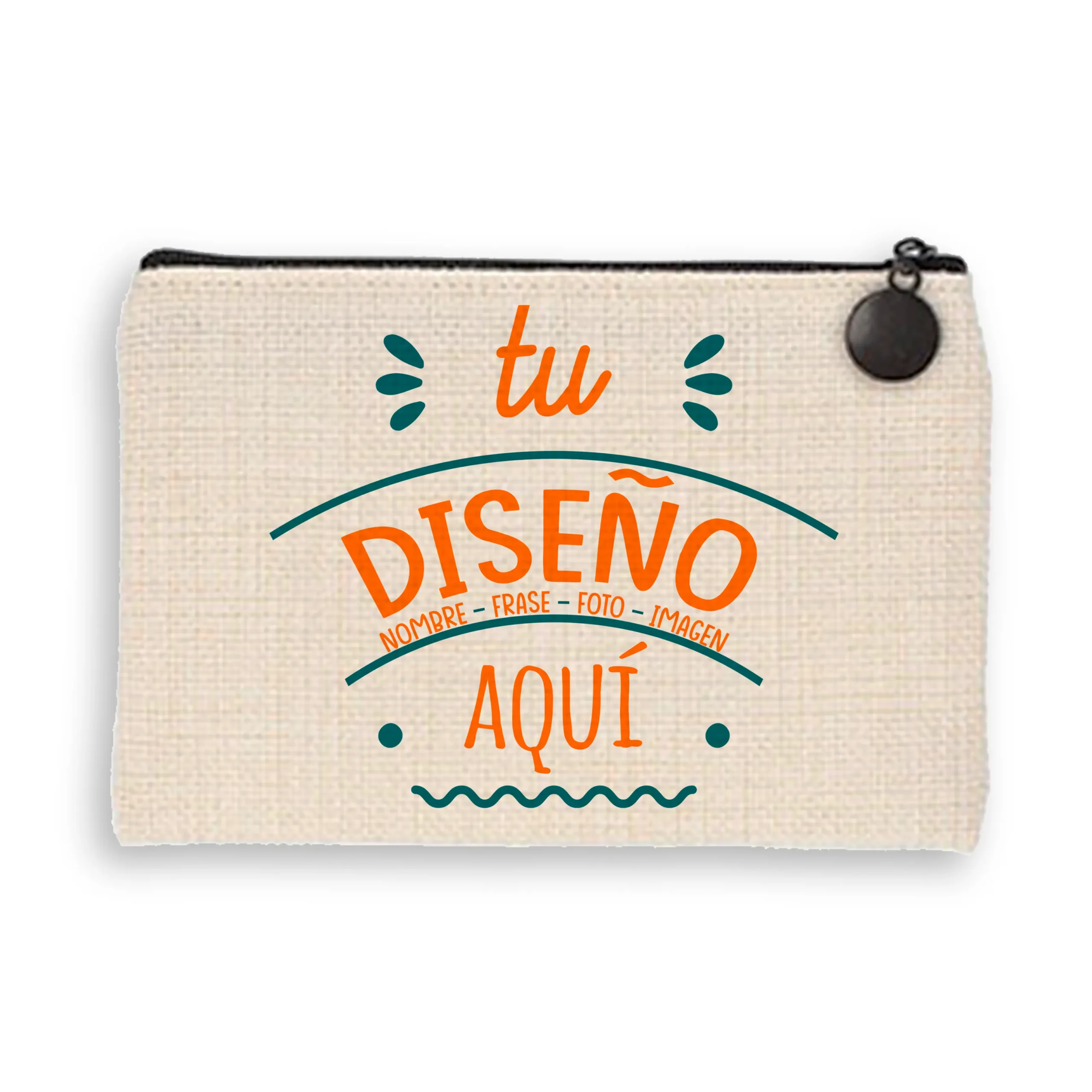 Monedero de Lino Personalizable